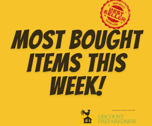 Most Bought Items This Week Discount Preparedness