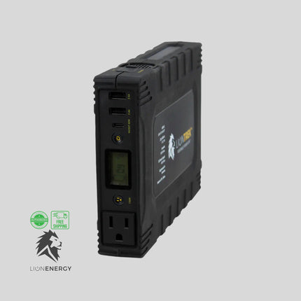 Lion Trek - Portable Solar Generator, LiFePO4, 150W AC
