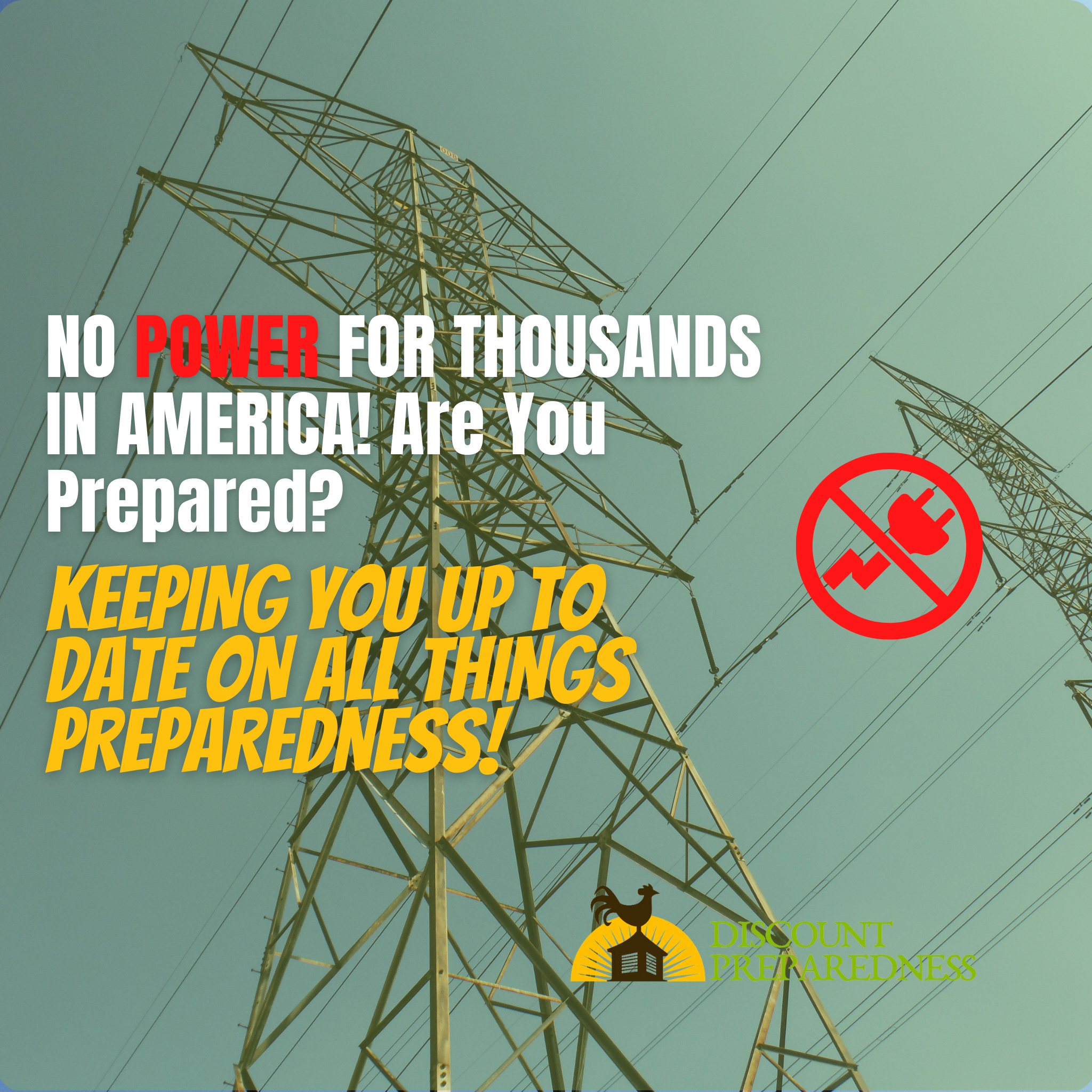 No Power For Thousands Across America, Here Is What You Should Do To Prepare!