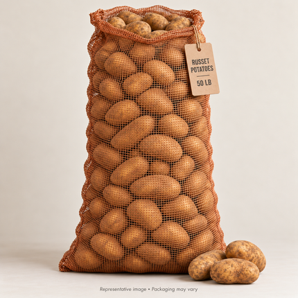 Farm-Direct Idaho Russet Potatoes — 50-lb Bag | Saturday Pickup