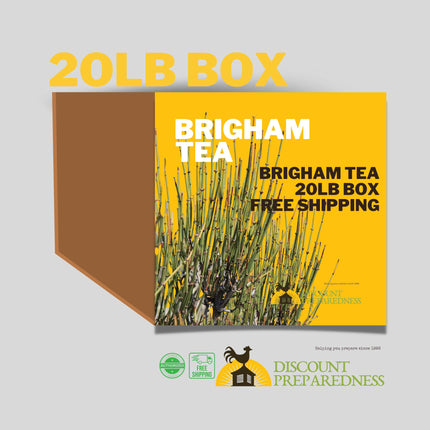 Brigham Tea - 20 lb. Wholesale Box + FREE SHIPPING!