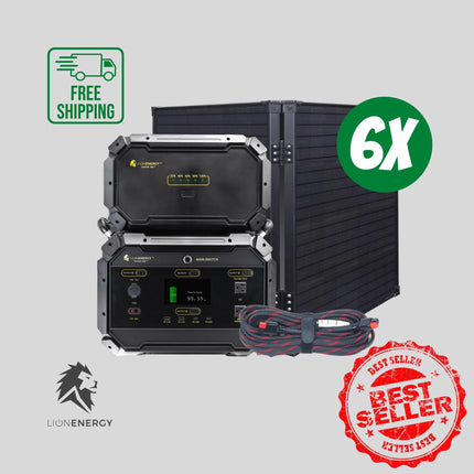 Lion Safari ME Solar Generator Deluxe Kit - BEST SELLER!