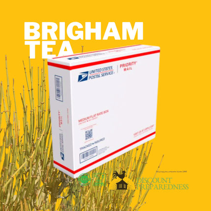 Brigham Tea - 4 lb. Bulk-Pack Box  FLASH SALE + COUPON CODE + Free Shipping!