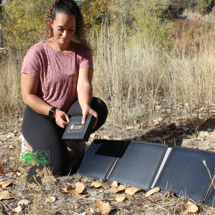 Lion Trek - Portable Solar Generator, LiFePO4, 150W AC